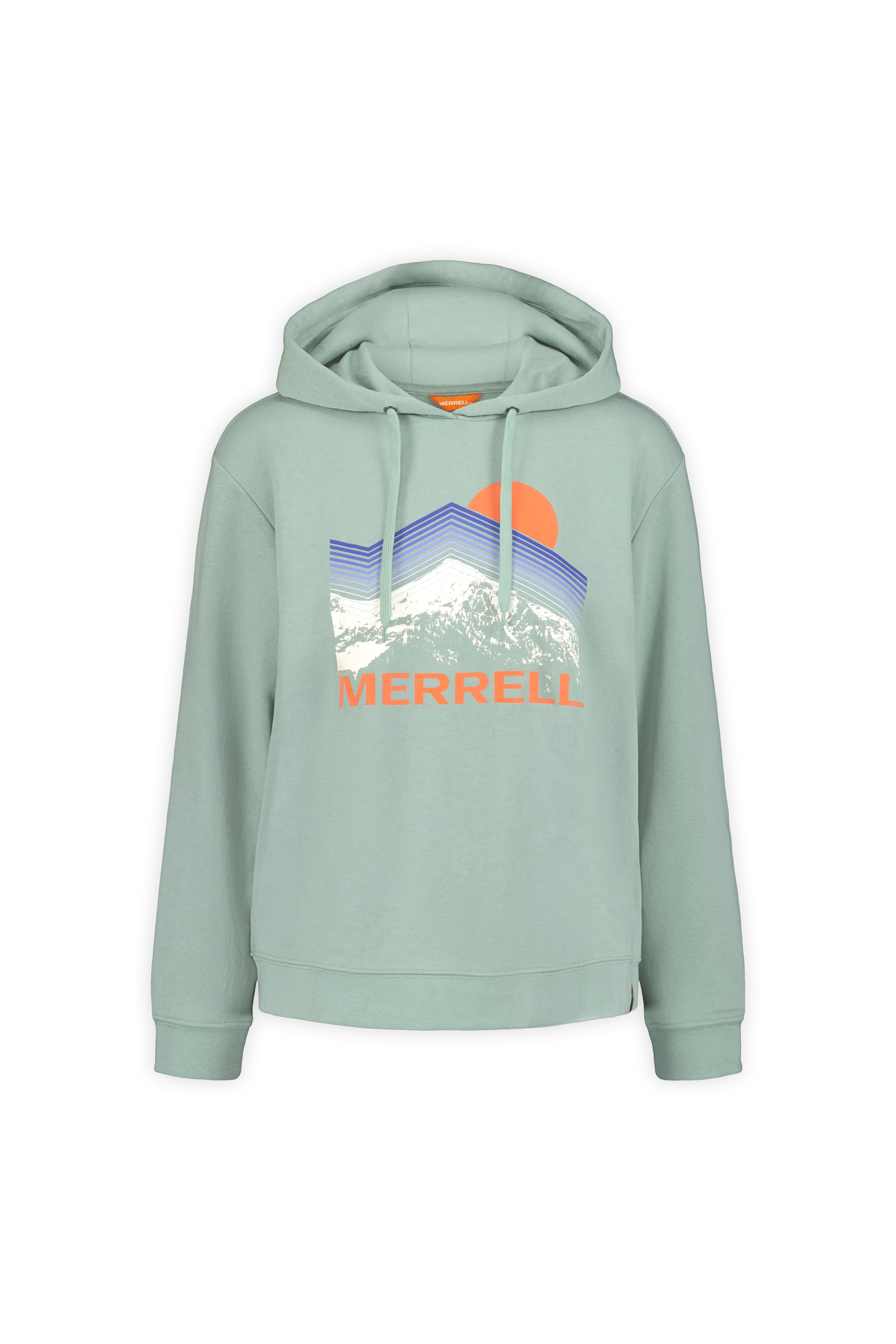 Women's Frida Red Sun Mountain Semi Cropped Graphic Hoody