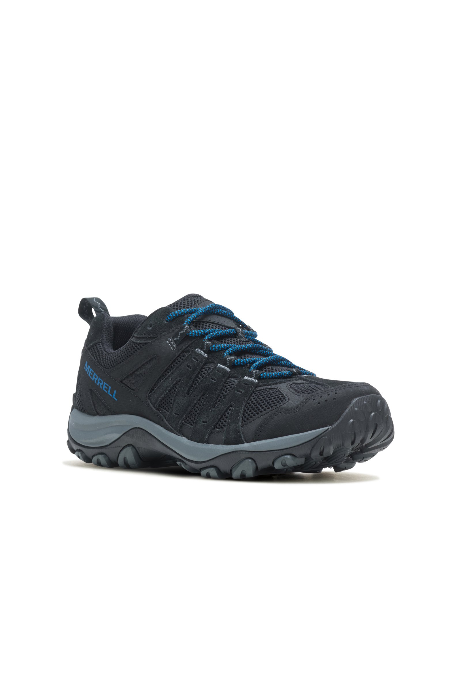 Merrell Accentor 3 Hiking Shoes Mens US 9.5 Trail Waterproof Suede Black Blue Shop Men main image 2