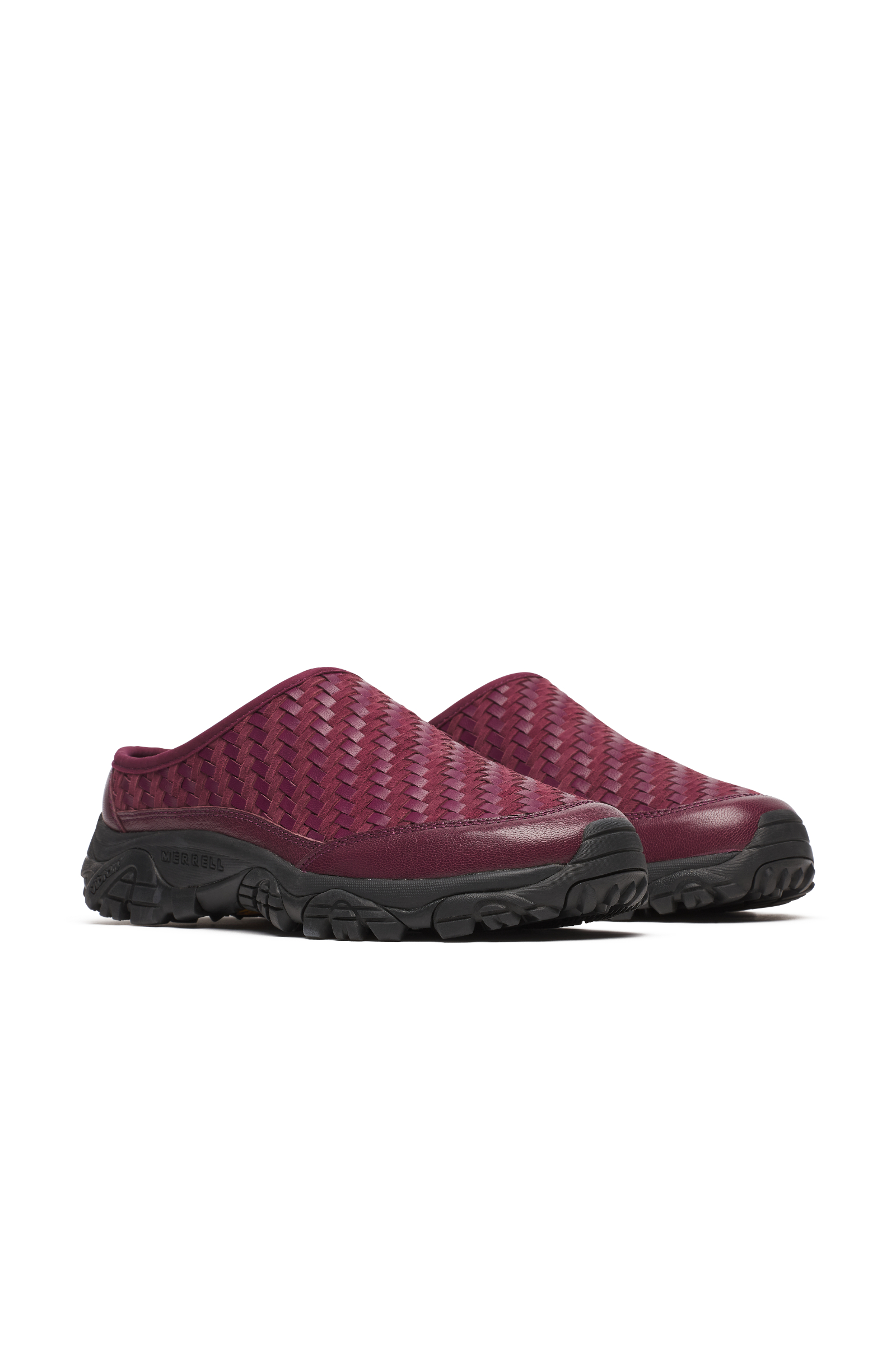 Moab 2 Slide Leather Woven 1TRL