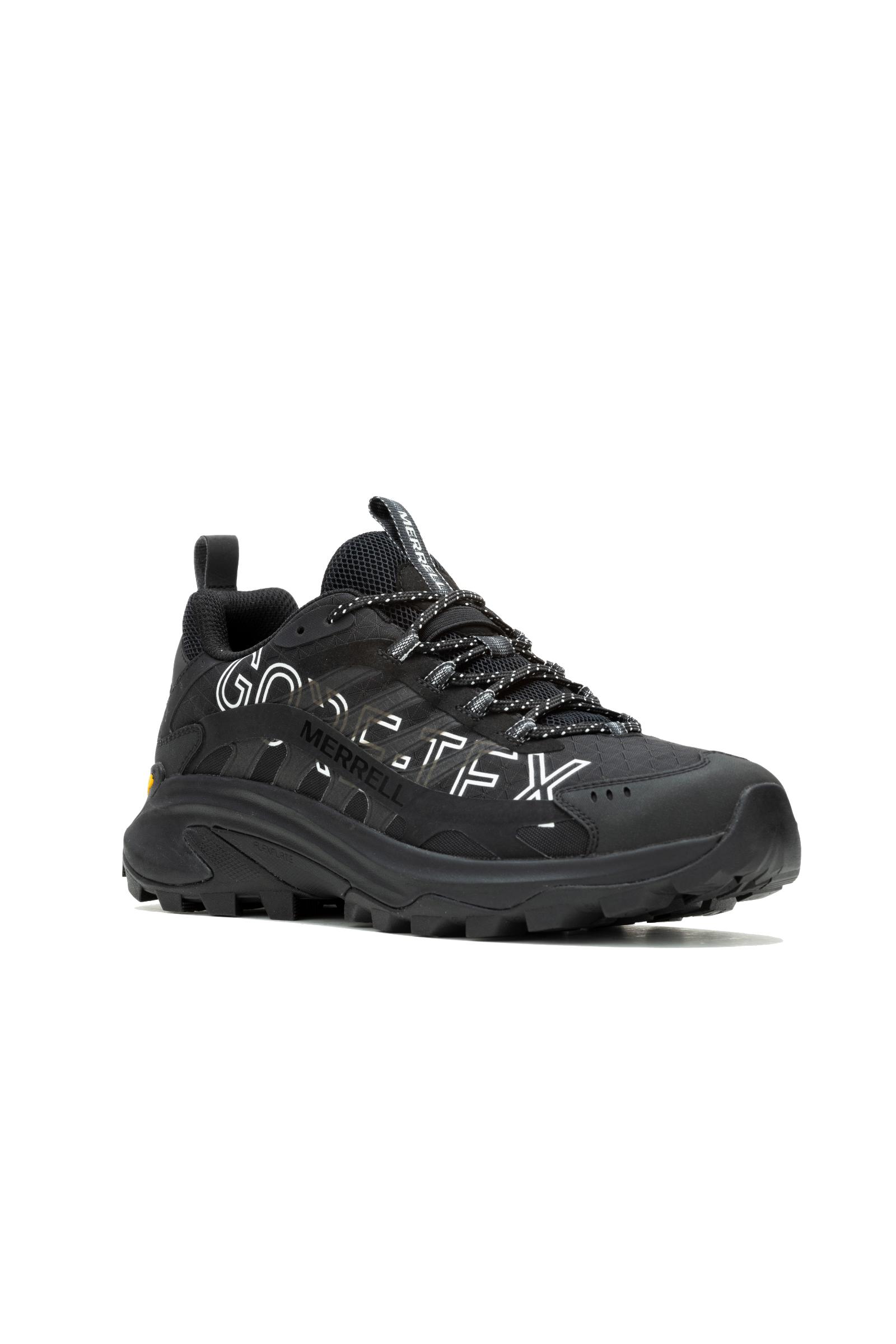 Men's Moab Speed (Gore-Tex) Black Men's Hiking Shoes Merrell