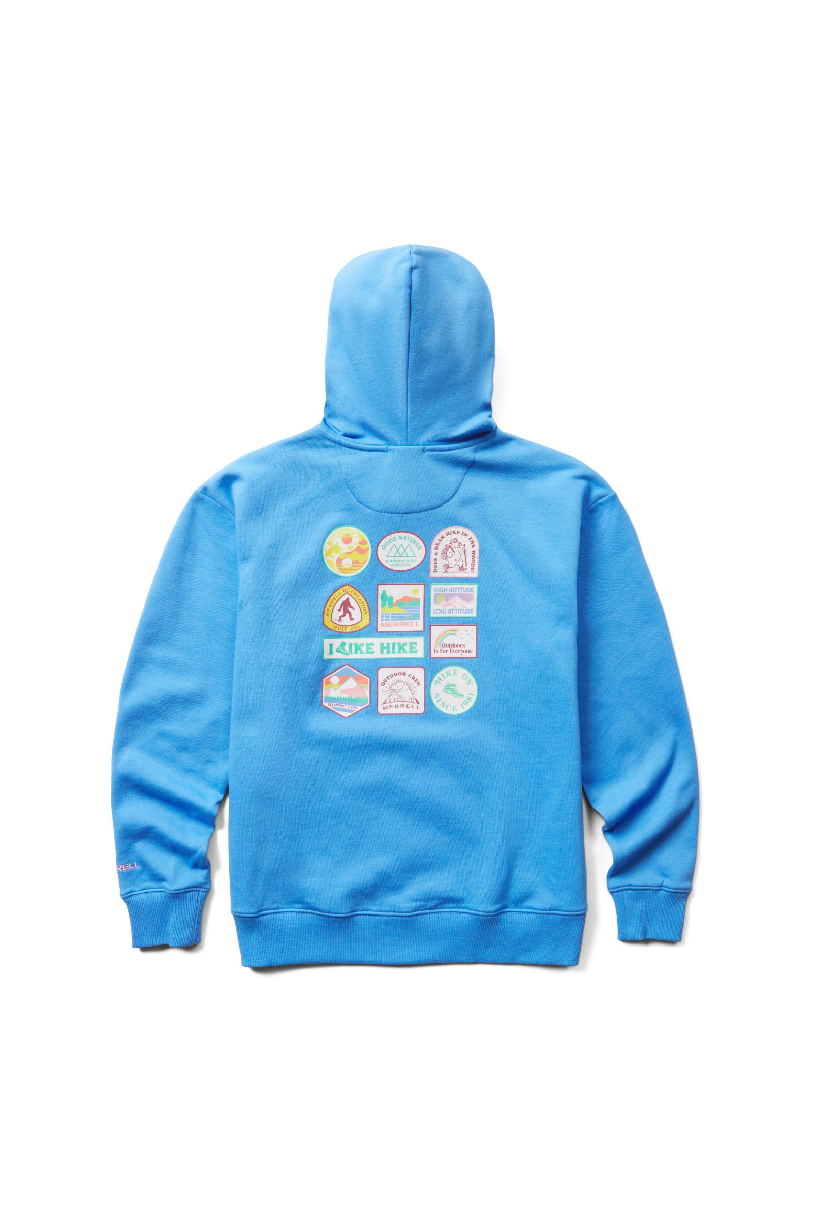 Patches Fleece Hoody Basil Merrell Australia