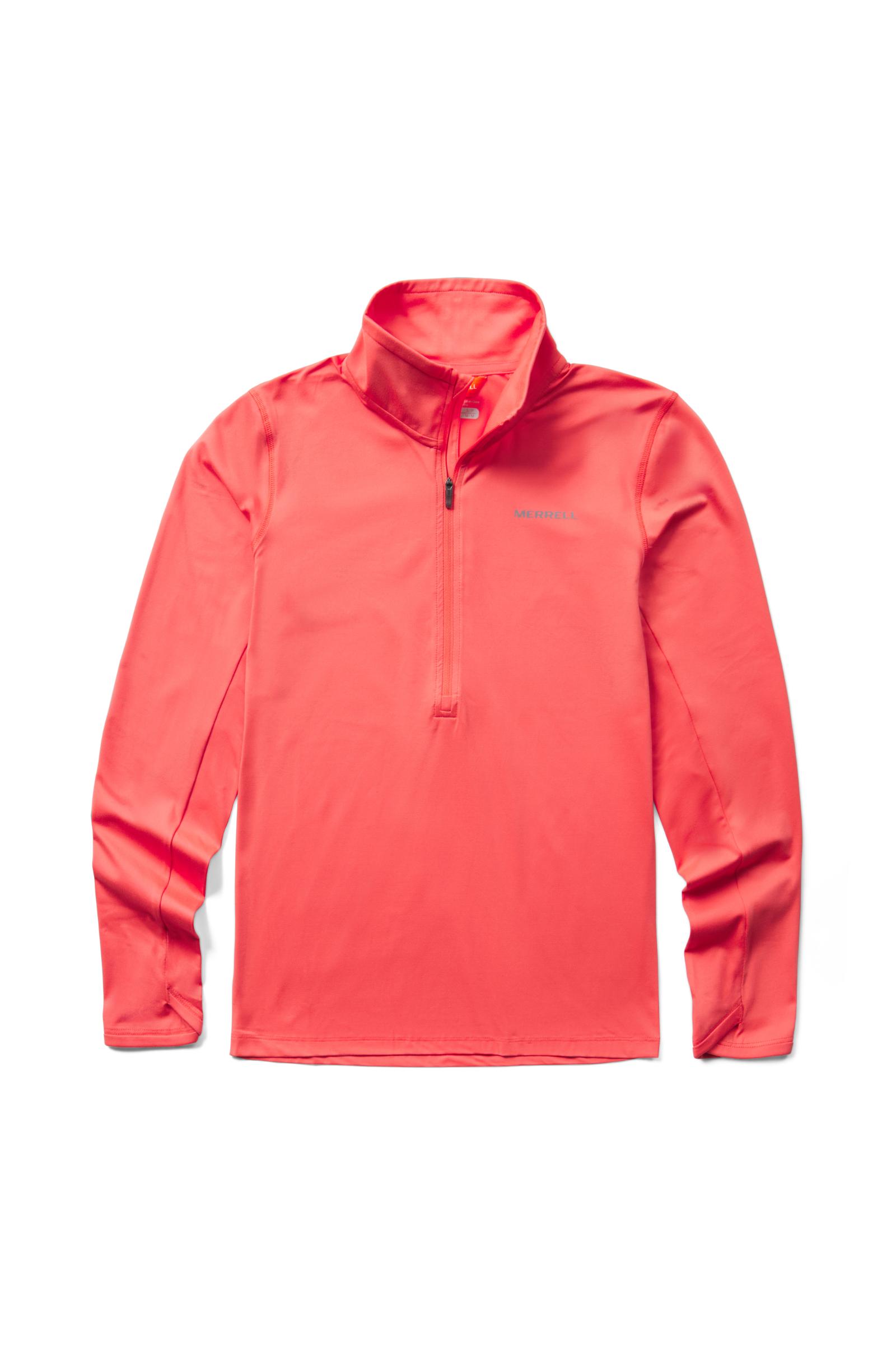 Women's Betatherm Zip 1/4 in Fossil Women's Jackets Merrell