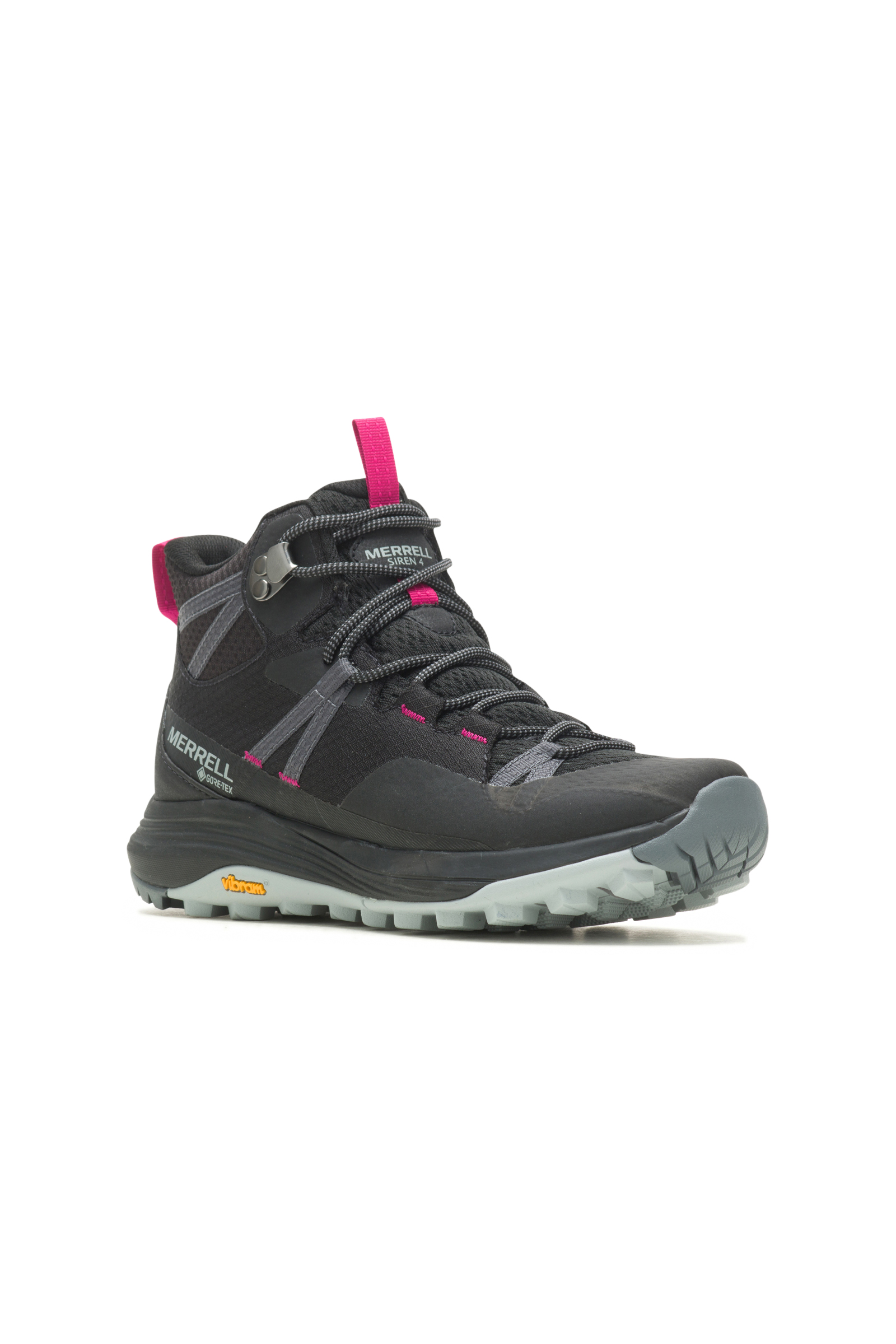 Women's Siren 4 Mid (Gore-Tex) Black Hiking Shoe | Women's