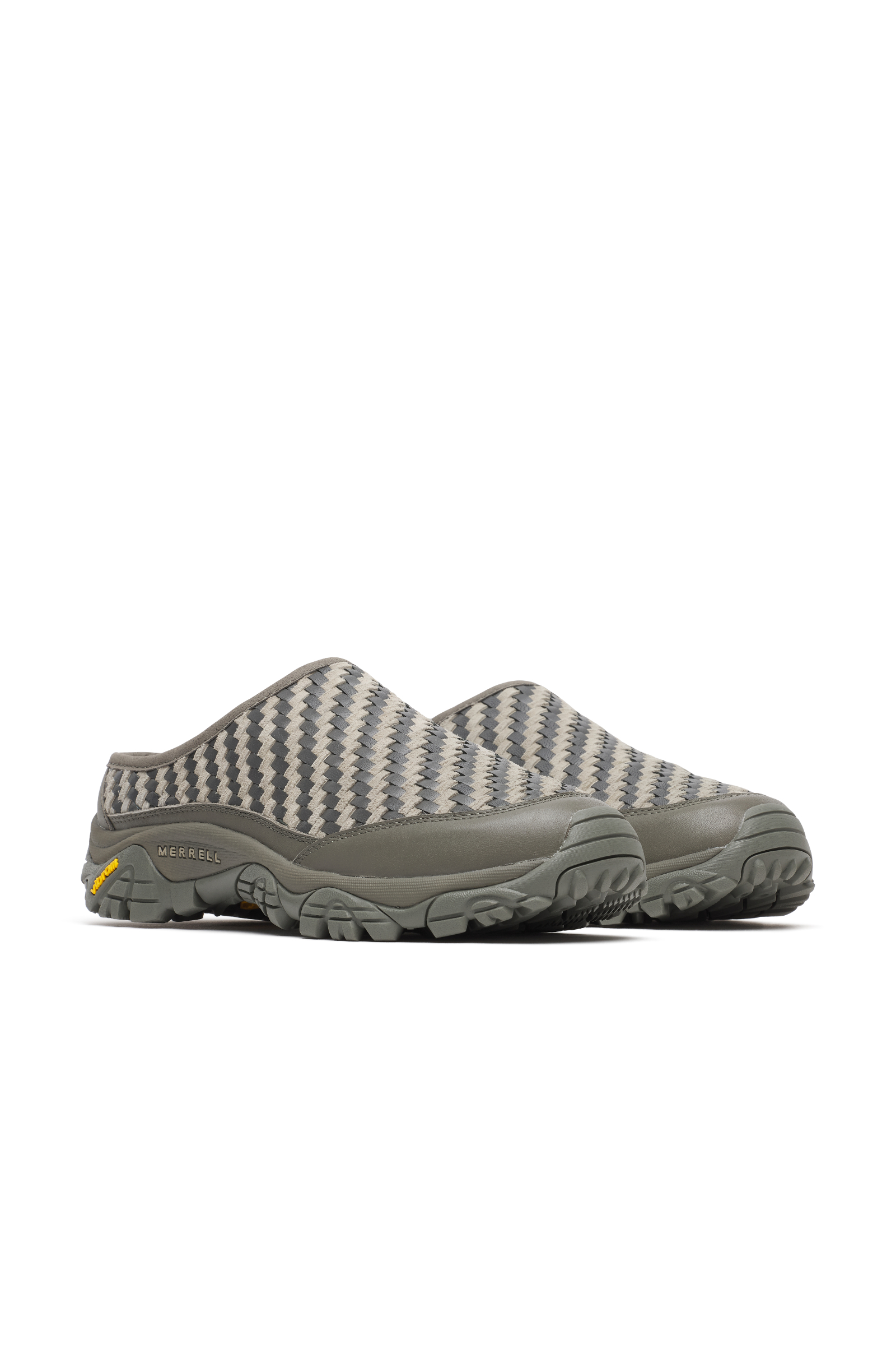 Moab 2 Slide Leather Woven 1TRL Talus/Diorite | Merrell Australia