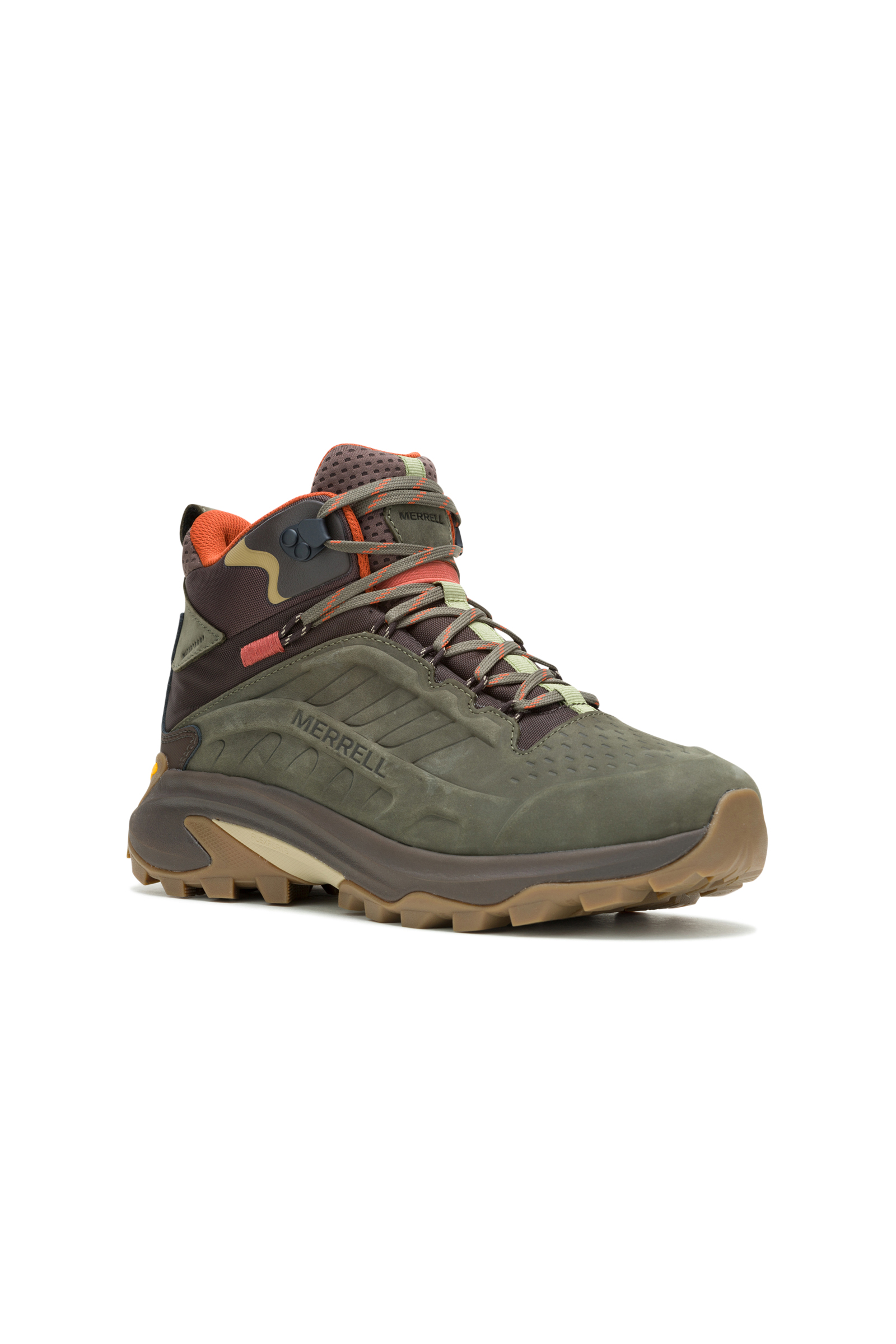Mens 12 Merrell Moab Speed 2 Leather Waterproof Hi-Top Hiking Boot Olive J037781 Merrell Moab Speed 2 Leather Olive J037787 – R.E. Lee Shoe Co main image 2